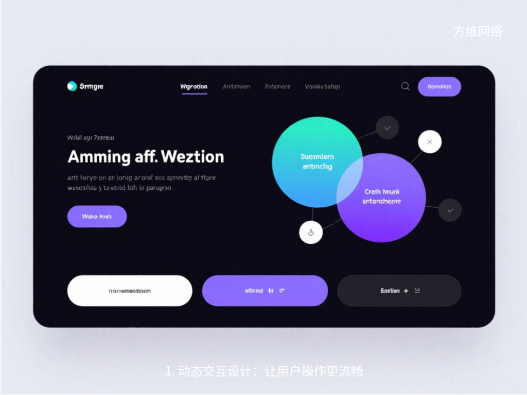 1. 動態(tài)交互設(shè)計：讓用戶操作更流暢