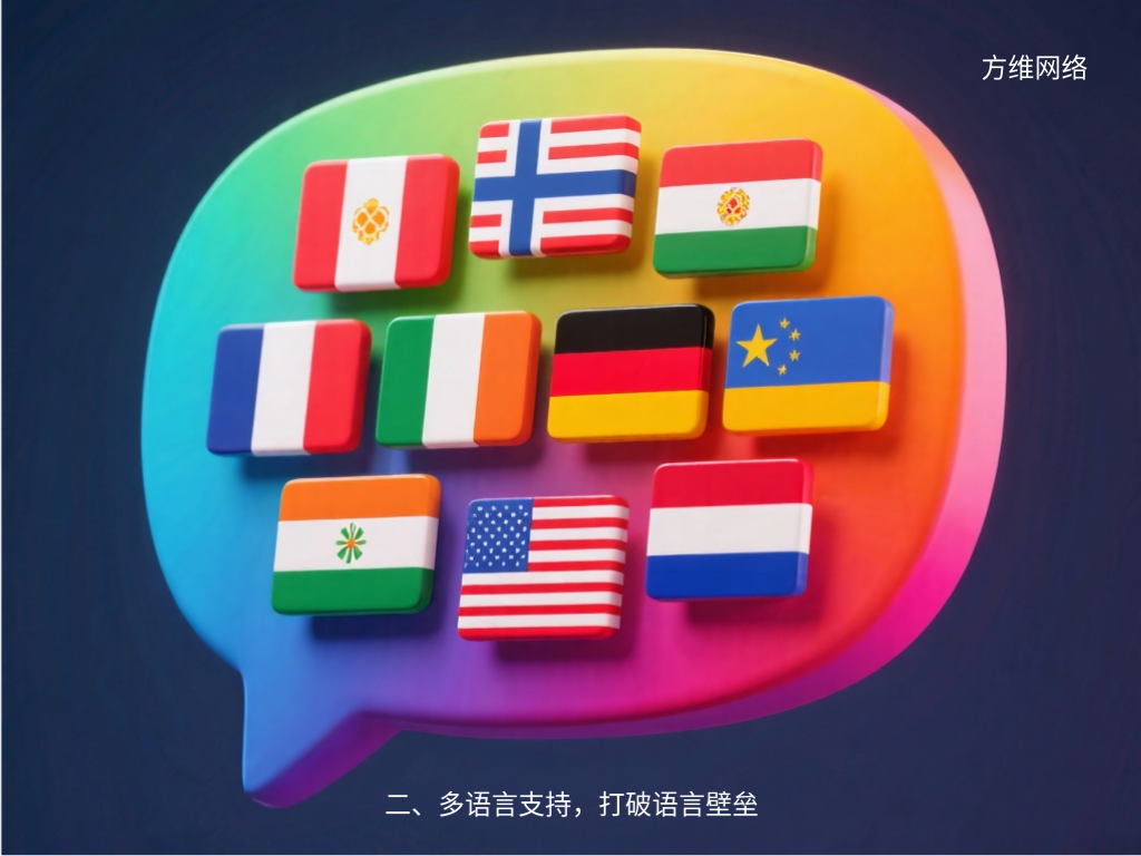 二、多語言支持，打破語言壁壘