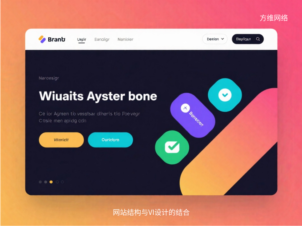 網(wǎng)站結構與VI設計的結合