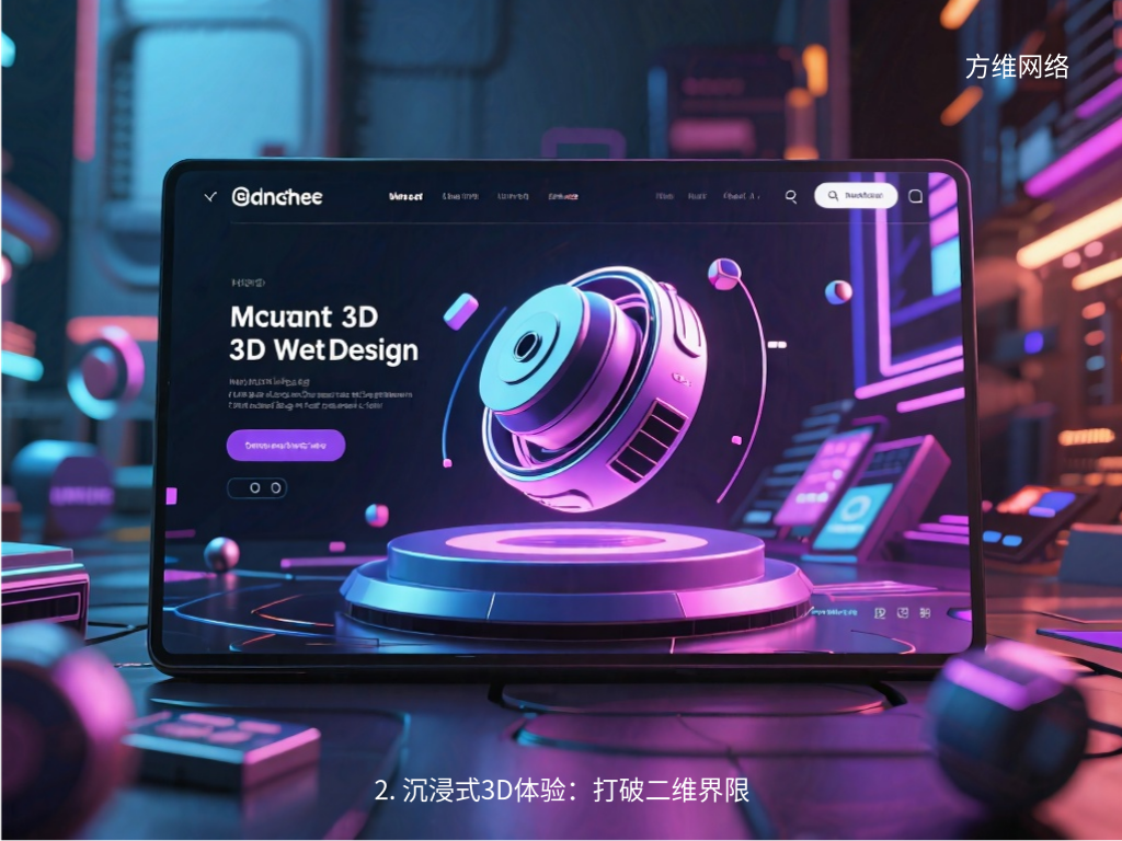 2. 沉浸式3D體驗(yàn)：打破二維界限