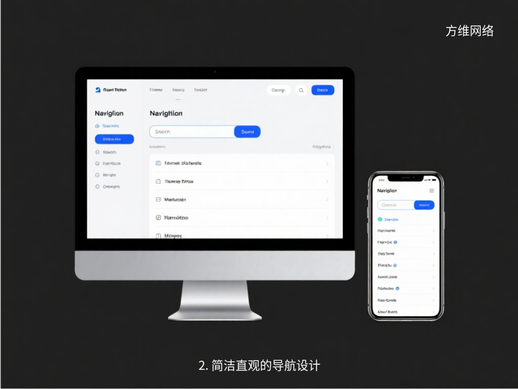 2. 簡(jiǎn)潔直觀的導(dǎo)航設(shè)計(jì)