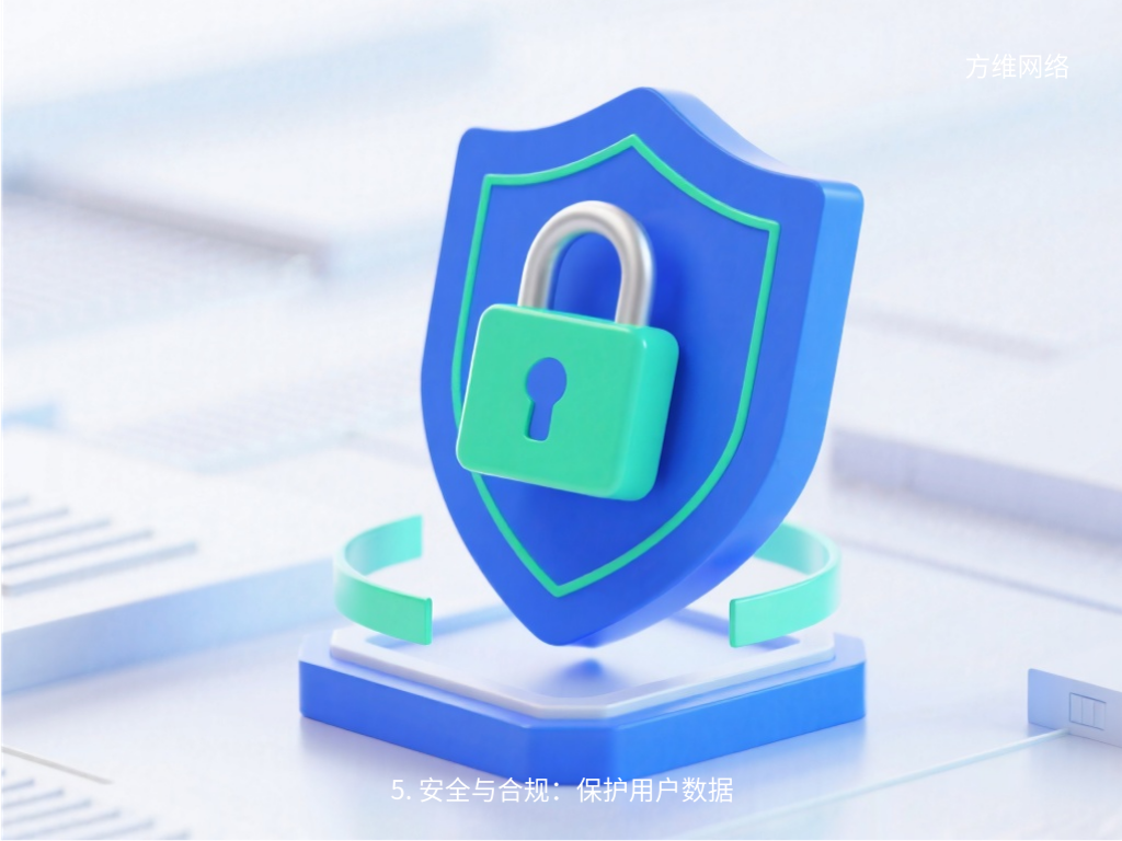 5. 安全與合規(guī)：保護(hù)用戶數(shù)據(jù)